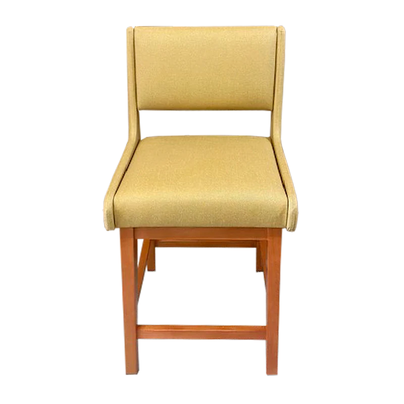 Yellow Vinyl Barstool