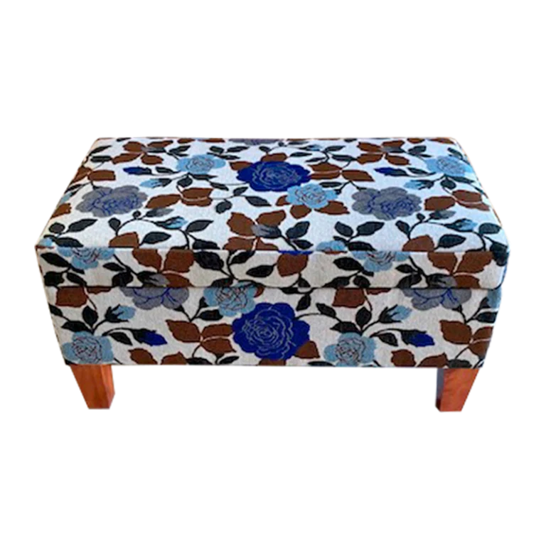 Blue Flower Bench