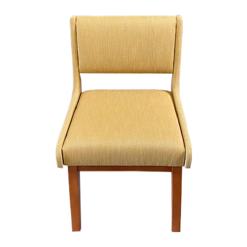 Wood Frame Side Chair (Yellow)