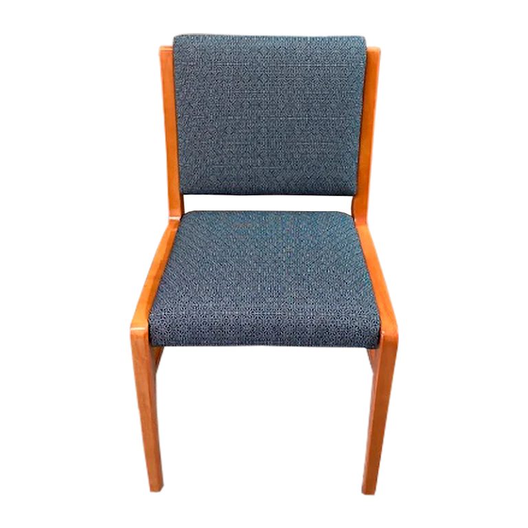 Wood Frame Side Chair (Grey)