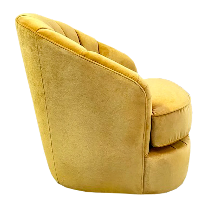Lounge Chair with Metal Base — Side