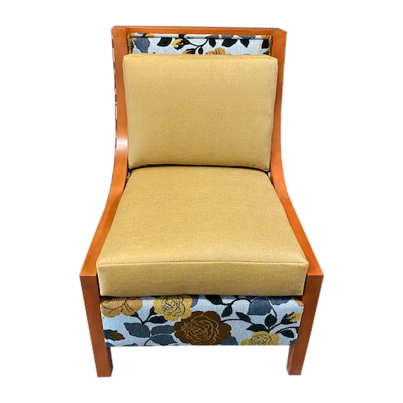 Yellow Flower Lounge Chair