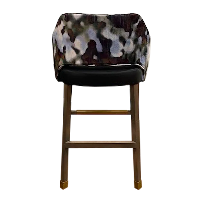 Barstool with Square Legs — Back
