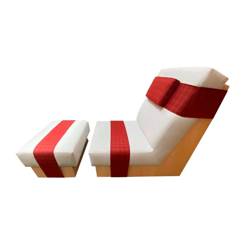 THR-200 Lounge Chair with Ottoman — Side
