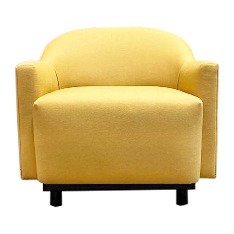 Lounge Chair with Metal Base