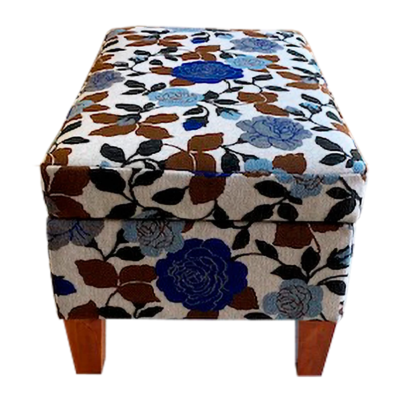Blue Flower Bench — Side