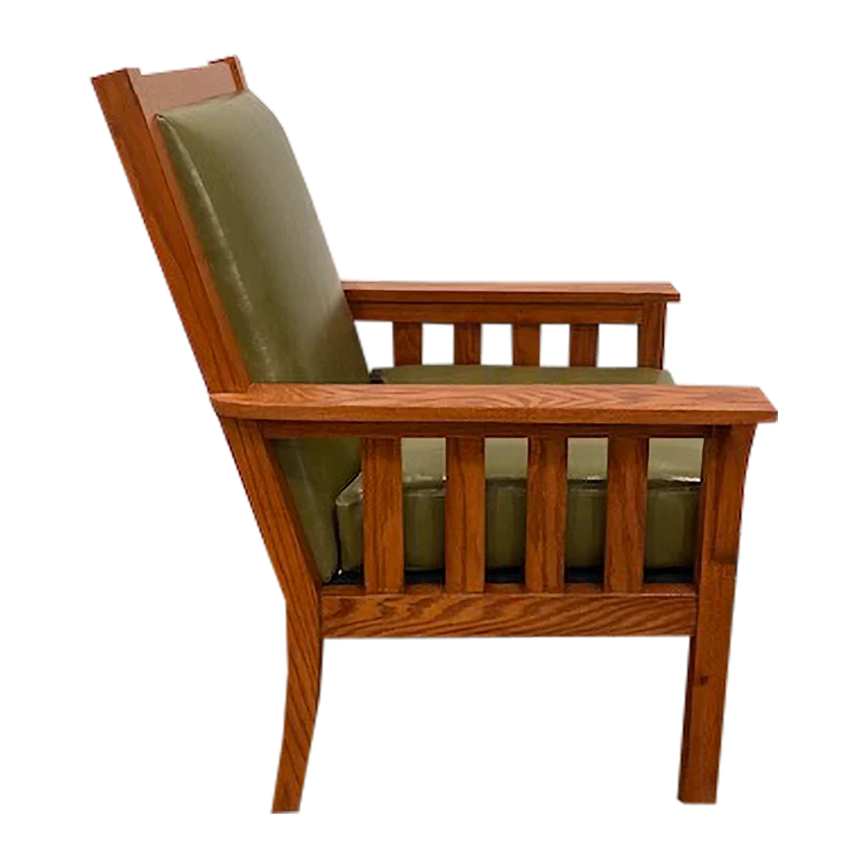 Morris Style Chair 2 with New Fabric — Side